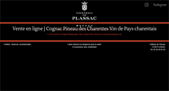 Desktop Screenshot of chateaudeplassac.com